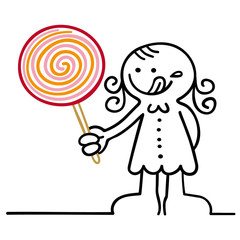 figur mit lollipop