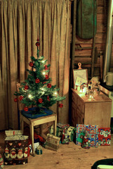 Weihnachtsbaum im Retro Style - retro style Christmas tree