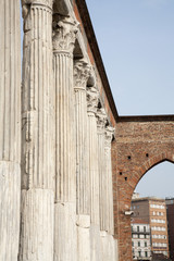 Milan - rome column by San Lorenzo church