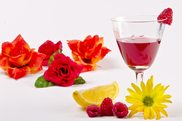 Himbeer-Zitronen-Drink