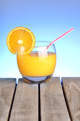 verre de jus d'orange