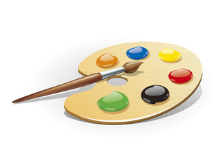 Artist's palette
