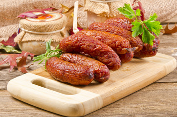 polnische Wacholder Wurst