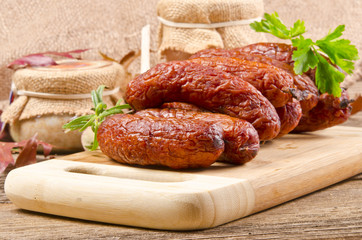 polnische Wacholder Wurst
