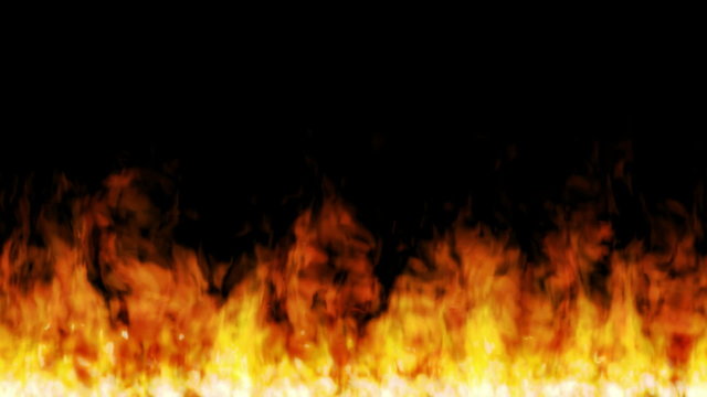 Wall of fire plate seamlessly loopable and tileable horizontally