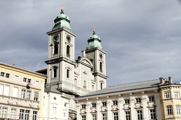Fototapeta premium Architektur in Linz