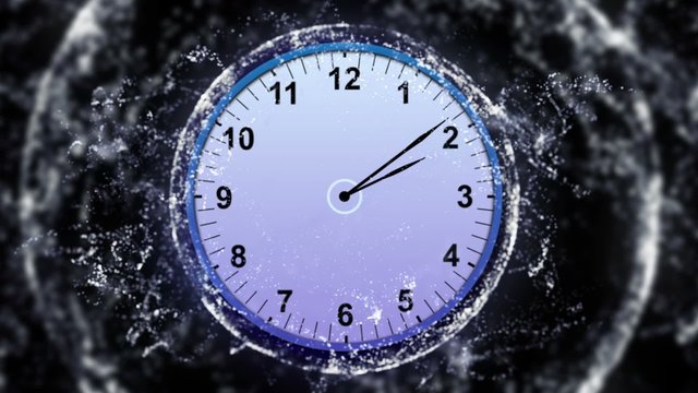 Particle Clock Background 1 - HD1080