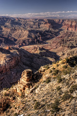 Fototapeta na wymiar Grand Canyon from Desert View Point