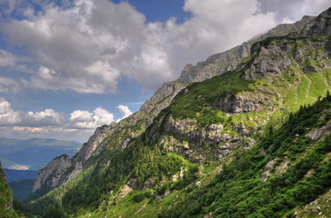 Fototapeta na wymiar The Bucegi Mountains, Romania, HDR