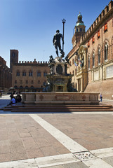 Fototapeta premium Fontana del Nettuno, Bologna