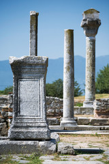 Fototapeta na wymiar ruins of Philippi