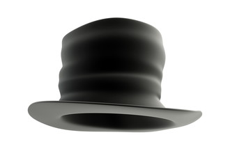 old Black top hat