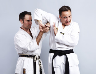 Karate vs Taekwondo, Partnertraining 05