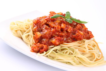 etti bolognese on a plate