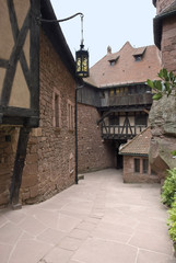 courtyard at Haut-Koenigsbourg Castle