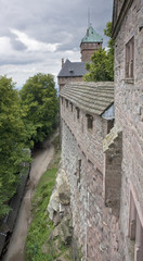 Fototapeta na wymiar Haut-Koenigsbourg Castle in France
