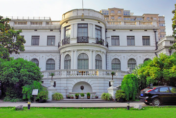 China, Shanghai old colonial building