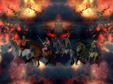The Four Horsemen of the Apocalypse.