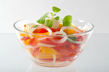 Salat in einer Schale