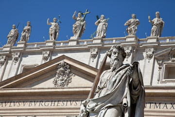 Obraz premium Vatican Statues