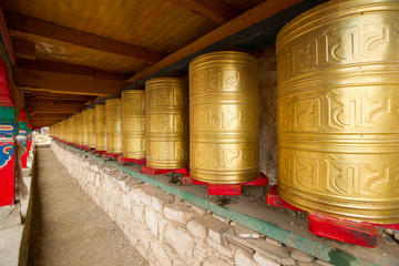 prayer wheel,sichuan,china