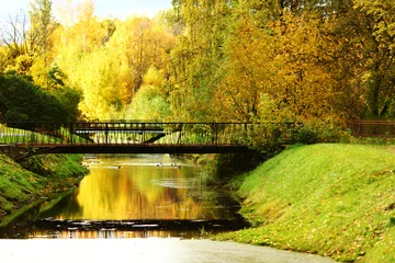 Selbstklebende Fototapete Herbst autumn park