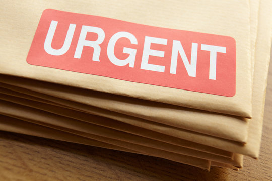 Urgent documents for despatch