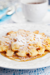 Christmas Snowflake Pancakes