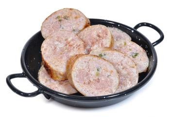 Tapa de chorizo criollo.