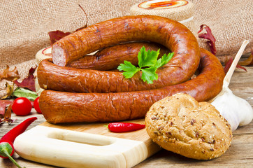 Hausgemachte polnische Wurst (Swojska)