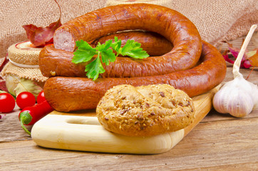 Hausgemachte polnische Wurst (Swojska)