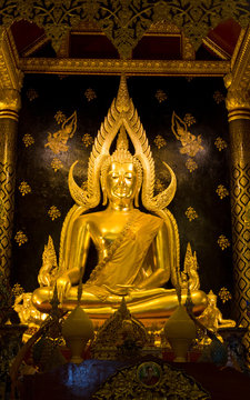 One of the most beautiful golden budha image,Thailand