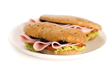 sandwich with vegetables