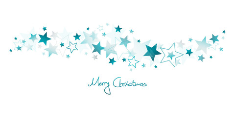 Turquoise Christmas Stars