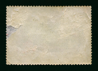 Blank postage stamp