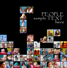 happy people collage-tetris