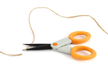 Scissors with string