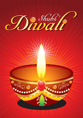 abstract diwali background with raise