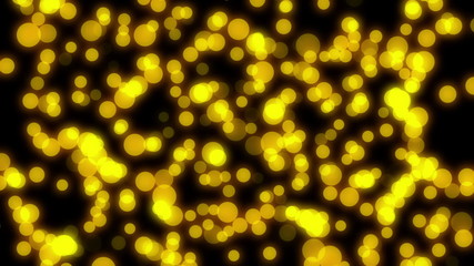 Gold motion background animation bokeh
