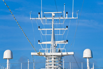 navigation antenna of cruise liner