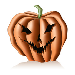 Naklejka premium Halloween Pumpkin