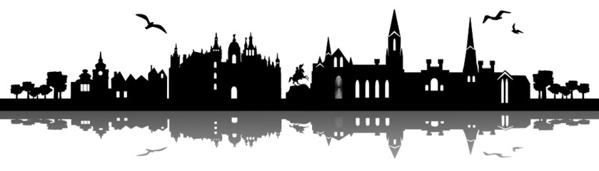 Fototapeta premium Panoramę Schwerin