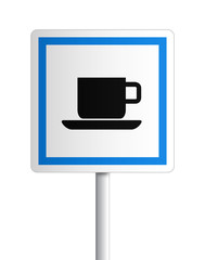 Panneau - débit de boisson ouvert 7/7 jours