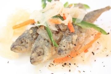 鯵フライマリネ