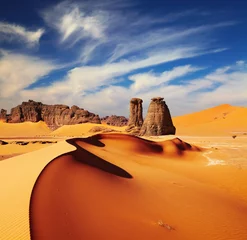 Fotobehang Algerije Saharawoestijn, Algerije