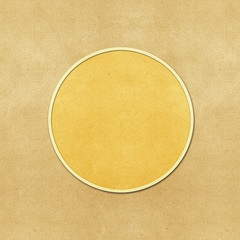 Weather recycled papercraft on paper background