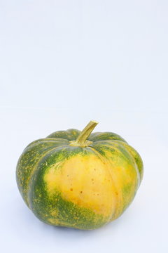 citrouille verte et orange