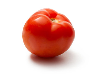 Tomato isolated on the white background