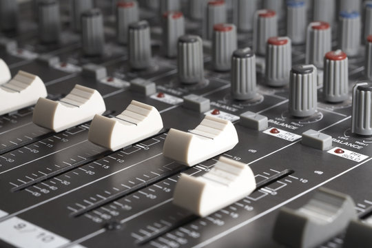 studio mixer detail