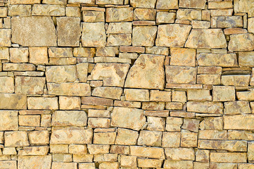 texture of ancient stone wall